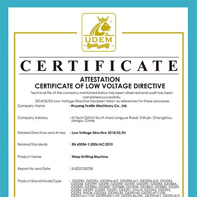 Certification